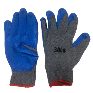 PVC Coated latex gloves
